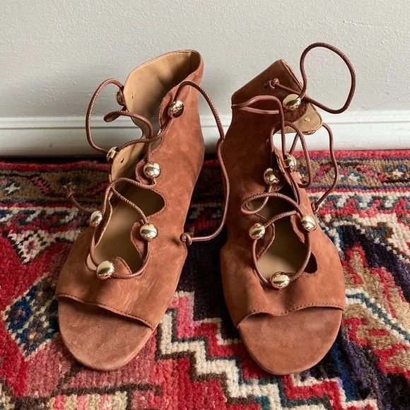 Rebecca minkoff suede discount sandals